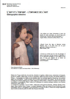 L’art et l’enfant, l’enfance de l’art  (FR - PDF - 348.68 Ko)