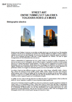 Street art : entre tunnels et galeries, toujours hors les murs  (FR - PDF - 738.65 Ko)