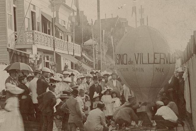 Photographie du Casino de Villerville, Maxime-Fabert , 1890-1895. 