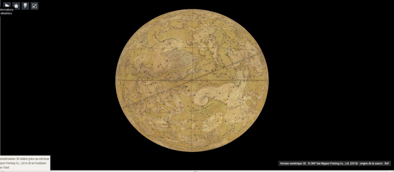 Globe céleste dressé par ordre du Roi en 1751