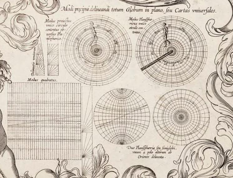 Globus terrestris projectus ou Mappemonde de Pisani