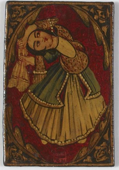 Cartes à jouer persanes de type Âs Nas. Iran,  1750-1850