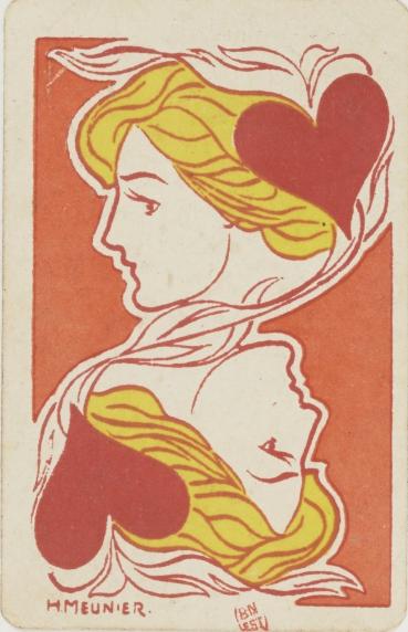 Jeu de cartes esthétique. Henri Meunier, 1900.