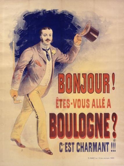  Bonjour ! Etes-vous allé à Boulogne ? E. Pichot, 1900.