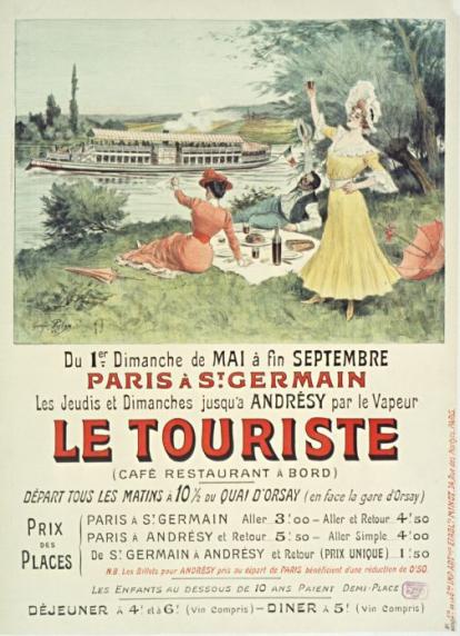 Vapeur Le Touriste. Georges Redon, 1905.