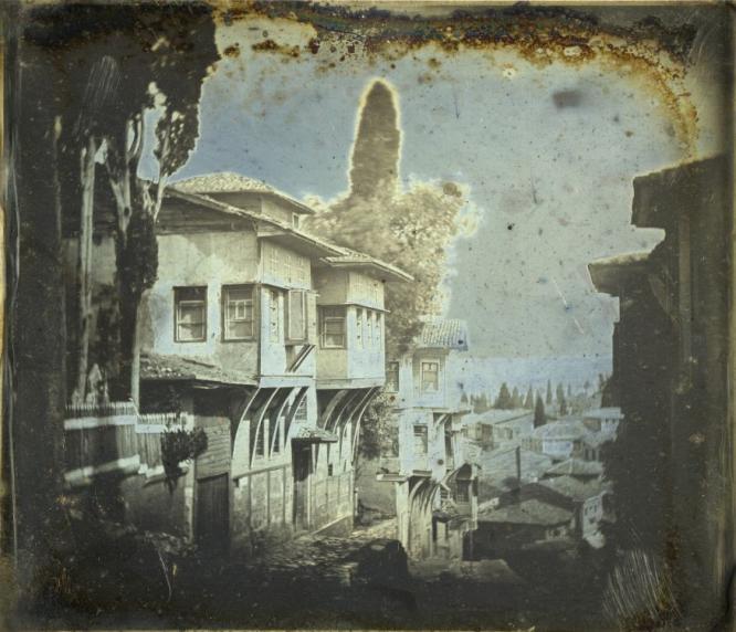 Scutari. Rue montante. Joseph Philibert Girault de Prangey. 1842-1844. Photographie.