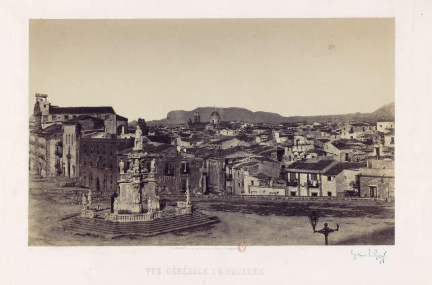 Vue générale de Palerme. 1. Palerme. Gustave Le Gray. 1860. Photographie.