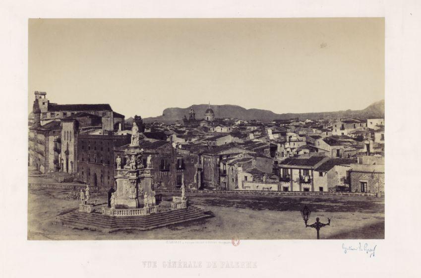 Vue générale de Palerme. 1. Palerme. Gustave Le Gray. 1860. Photographie.   