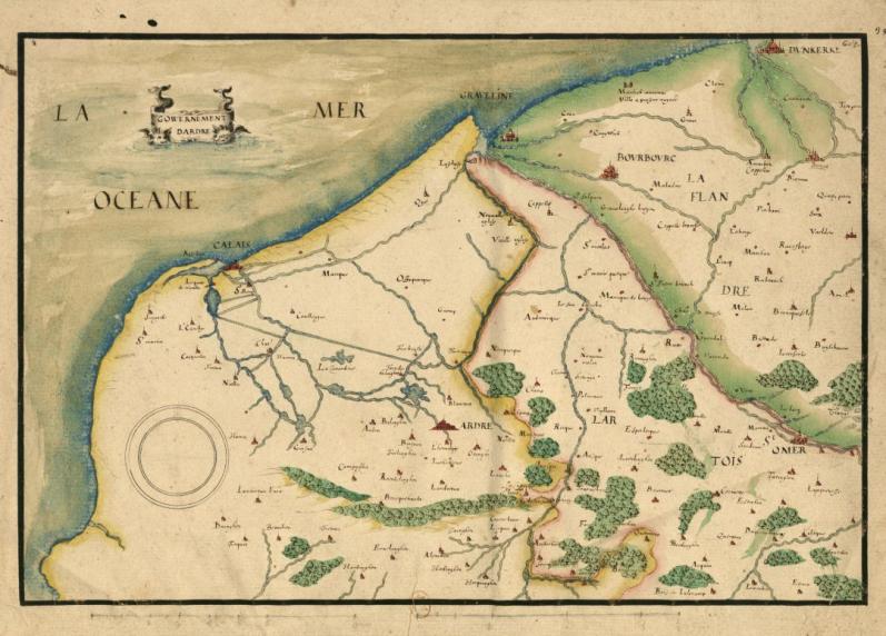 Gouvernement d'Ardre. Dessin. XVIIe siècle. 
