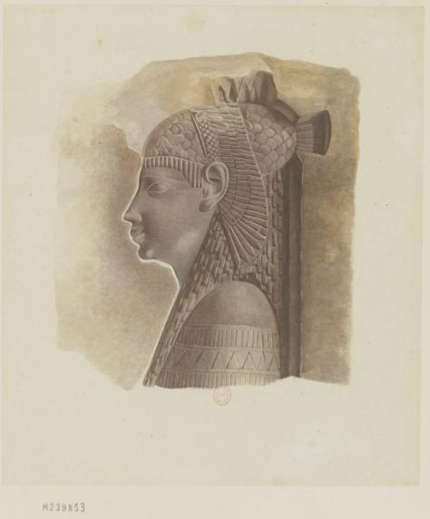 Collection d'antiques : fragment de bas-relief. Michel-Ange Lancret. 1798-1822 .Dessin.