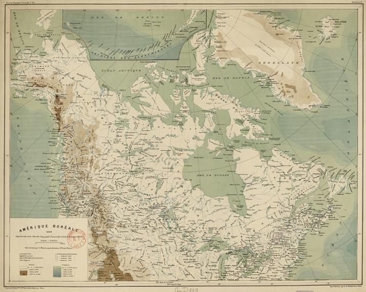 Amérique boréale 1890, d'après le texte de la Nouvelle géographie universelle et d'autres documents récents