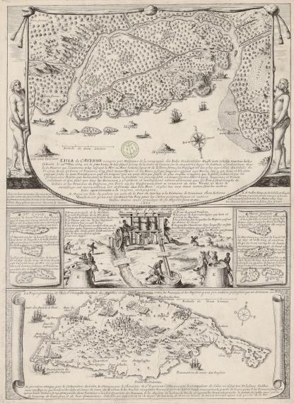 L’Isle de Cayenne occupée, 1667 - Vouillemont