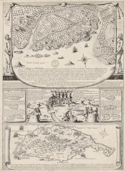 L’Isle de Cayenne occupée, 1667 - Vouillemont